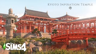 The Sims 4 - Kyoto Inspired Build 寺- Komorebi Temple - Relaxing Speed Build ASMR