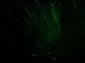 Green laser show
