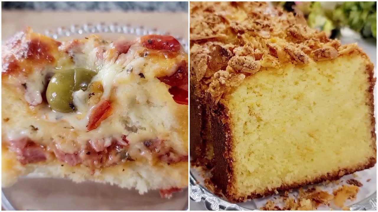 Два простых и вкусных рецепта! Фаршированный хлеб и апельсиновый пирог!