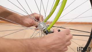 Écrou anti-vol roue de vélo - pour axes pleins - écrou seul
