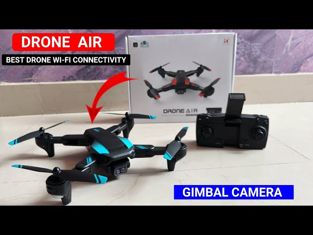 DRONE AIR unboxing and testing best Camera drone for beginners model LH 68 class=