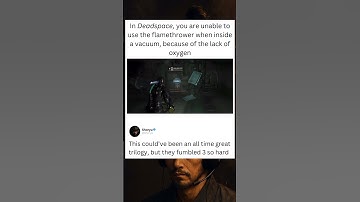 Dead Space Said: No Oxygen, No Fire.