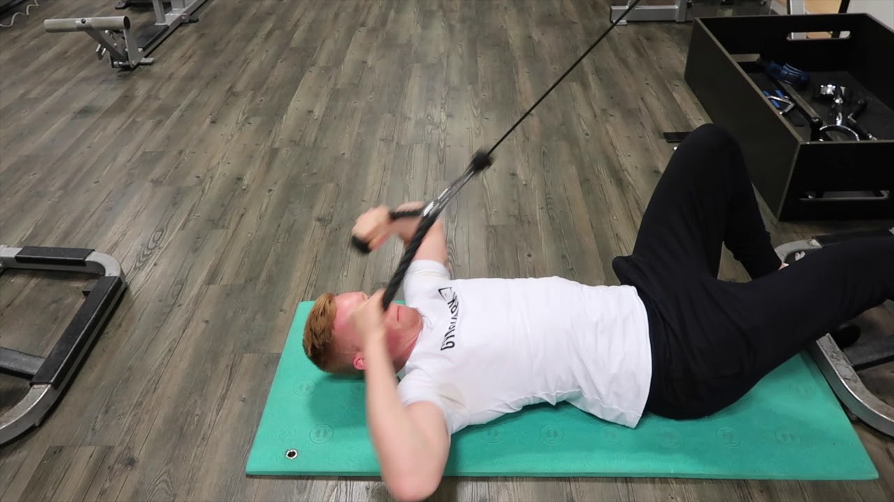 Lying face pull YouTube