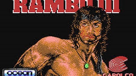 Rambo III Review for the Commodore 64 by John Gage