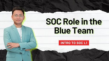 SOC Role in the Blue Team: What SOC L1 Analysts Do & How They Grow | Session 2