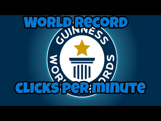 Beating All CPS World Records using Dragclicking (100000 cps!) 