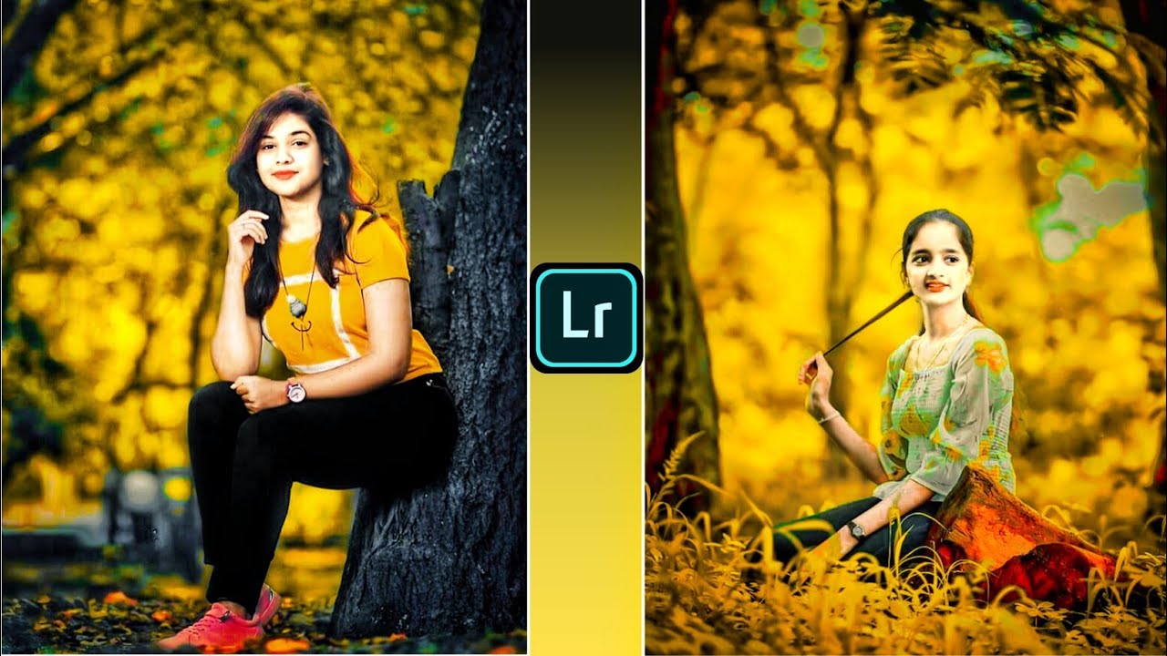 Moody Yellow Preset Lightroom Mobile|Lightroom Yellow tone Editing