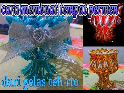 kerajinan-tangan-membuat-tempat-permen-dari-gelas-plastik-||-ide-kreatif