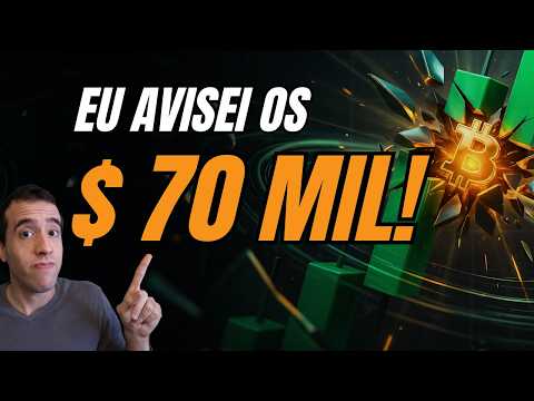 BITCOIN: WHY I NAILED THE $70K MARK AND WHAT I'M SEEING NOW!