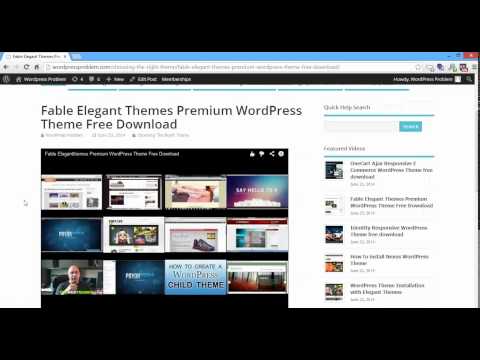 wordpressproblem how site works