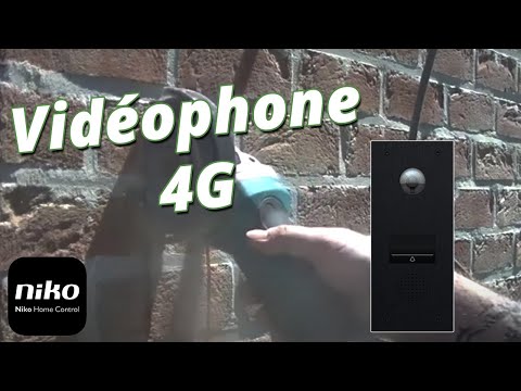 Installation vidéophone connecté  4G - Niko Home Control