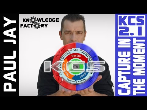 KCS 2.1 Capture In the Moment: Knowledge Centered Support