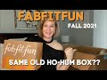 FabFitFun | Fall 2021 | Is It Still The Same Ho-Hum Box?