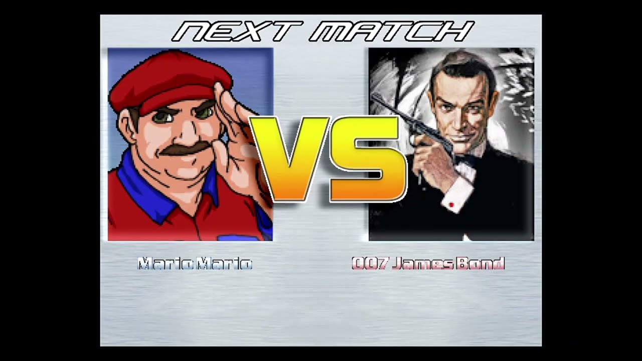 M.U.G.E.N - Mario Mario VS James Bond