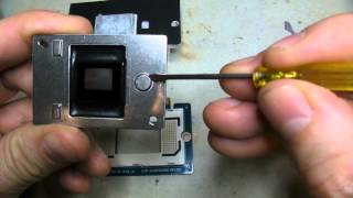 acer x1160 dlp beamer optical parts and dmd chip teardown zerlegung part 2 of 2