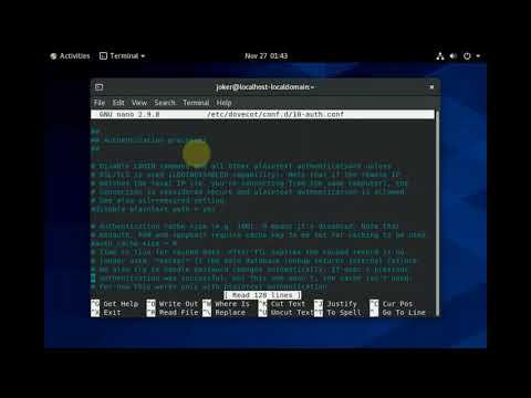 Install and Config Basic Mail Server in CentOS 8