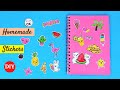 How to make Stickers at home Without Double Sided Tape/Homemade Sticker/DIY Paper Sticker