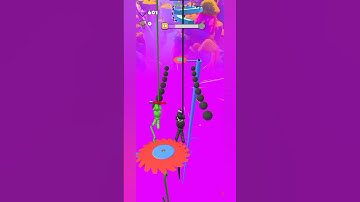 Rope man run Game level 40- Gameplay #shorts #gamingwithrabia #ropemanrun  #gameplay