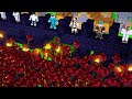 1.000.000 ZOMBIE DI FUOCO contro LA MIA BASE SICURA! Minecraft Invasione 2 Ep. 23