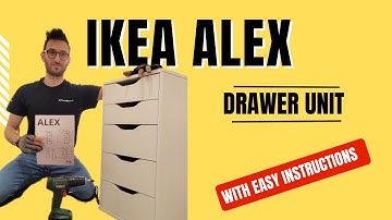 How To Assemble IKEA ALEX Drawer Unit | Step By Step Easy Build Tutorial