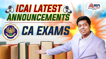ICAI ANNOUNCEMENT CA EXAMS POSTPONED IN  SHIMLA | MEPL - Mohit Agarwal