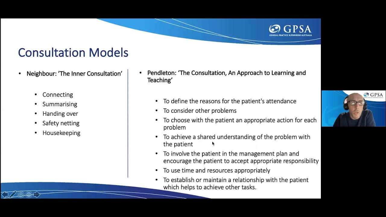 Consultation Models YouTube