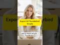 Export All Thunderbird Emails to PC Using Advik Thunderbird Converter #shortfeed #ytshorts #shorts