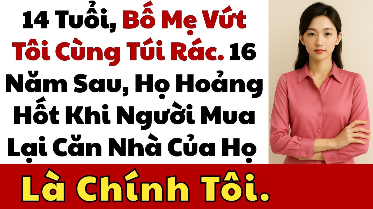 14 Tuổi, Bố Mẹ Vứt Tôi Cùng Túi Rác—16 Năm Sau, Họ Hoảng Hốt Khi Người Mua Lại Căn Nhà Của Họ Là Tôi