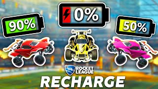 ROCKET LEAGUE, BUT THE CARS HAVE TO RECHARGE