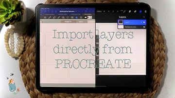 How to import directly  from Procreate to GoodNotes