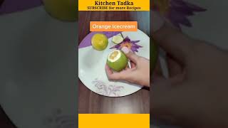 Orange Ice Cream recipe? | Easy cooking recipes in hindi shorts