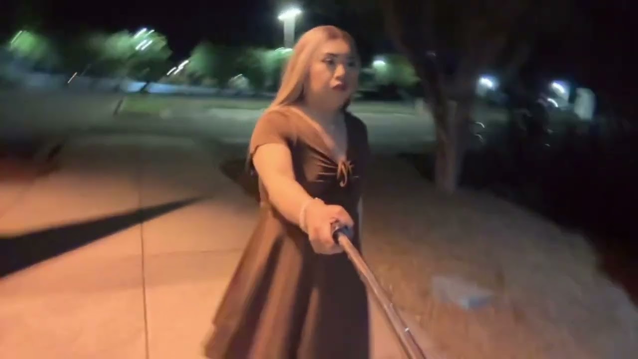 Crossdresser walking downtown🌙 #crossdresser #femboy #sissywalk #streetwalker