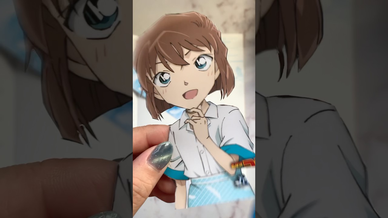 灰原哀💜ハイウェイの堕天使🪶✨ブロマイド#collage #journal #anime #detectiveconan #ここなつのコラージュ #名探偵コナン