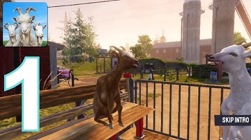 Goat Simulator 3 - Gameplay Walkthrough Part 1 - Intro (iOS,Android) No commentary