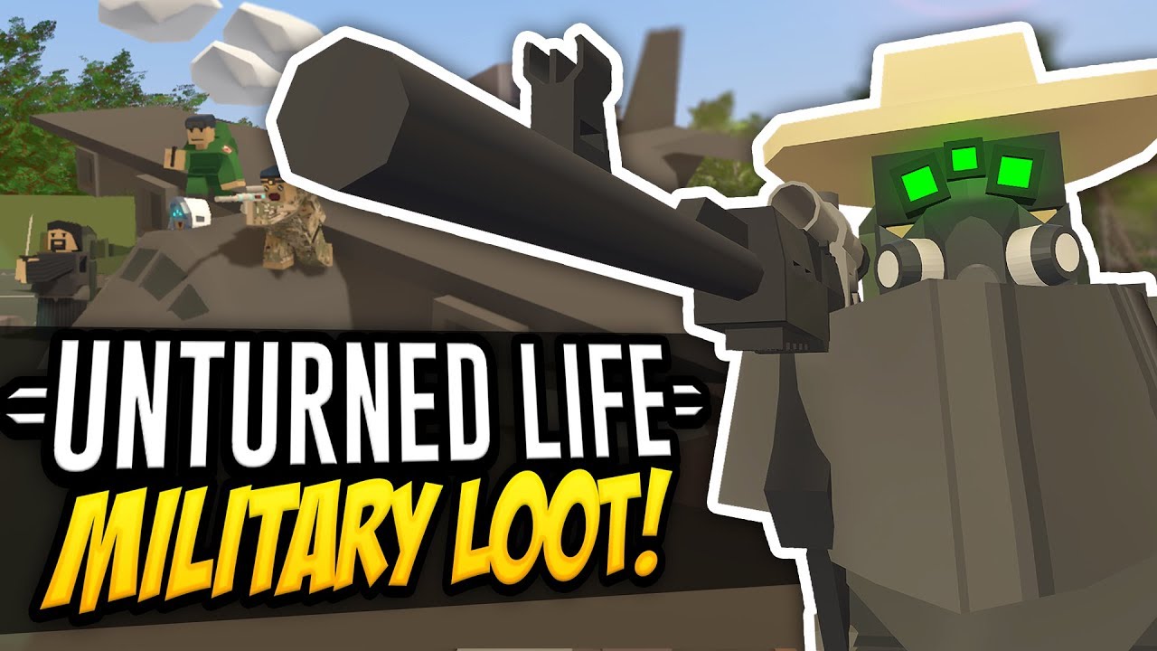 MILITARY LOOT - Unturned Life Roleplay #429 - YouTube