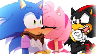 SONAMY DATING SIM?! - Sonic, Shadow & Amy Play SONIC BOOM DATING