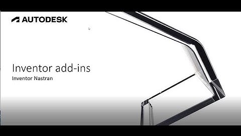 Autodesk Inventor Nastran - Add In