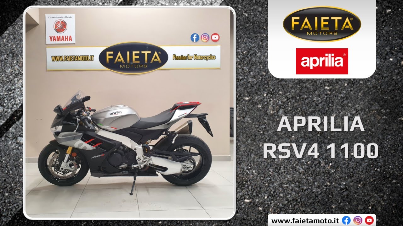 Faieta Motors Usato Aprilia RSV4 1100 Anno 2022 YouTube