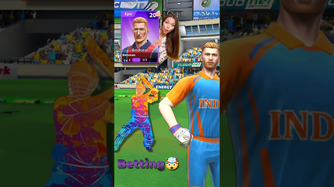 Andrew batting tricks in cricket league!!