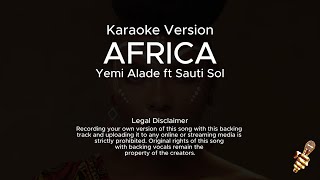 Yemi Alade ft Sauti Sol - Africa (Karaoke Version)