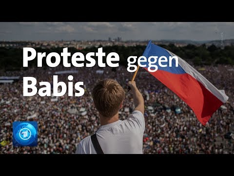 Hunderttausende Tschechen protestieren gegen Babis