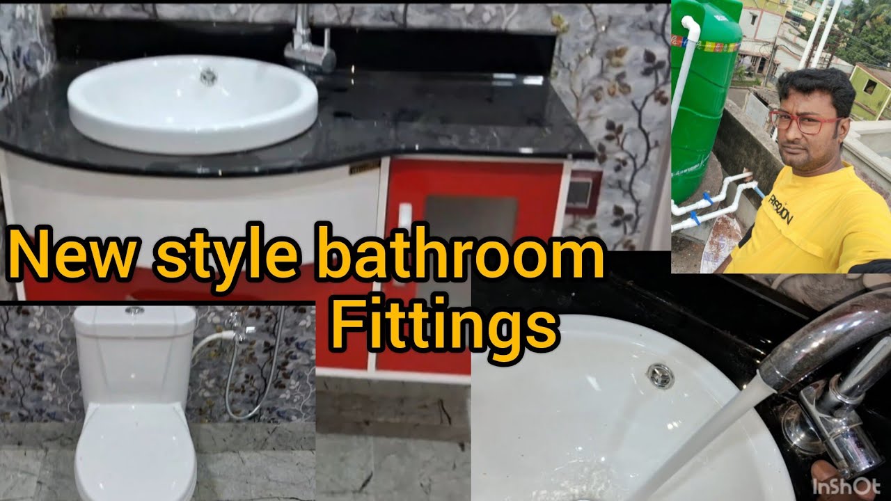 new style bathroom fittings | Indian toilet | plumbing work ...