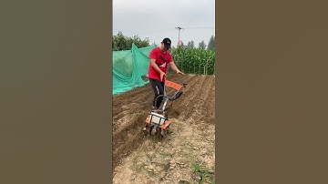 Part 86 Multifunctional micro tillage machine Small trenching machine Agricultural tillage.👍