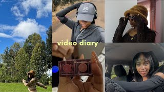 VIDEO DIARY | trip to the hair salon💇🏾‍♀️, creating content, being in nature🍃, going to see llamas🦙