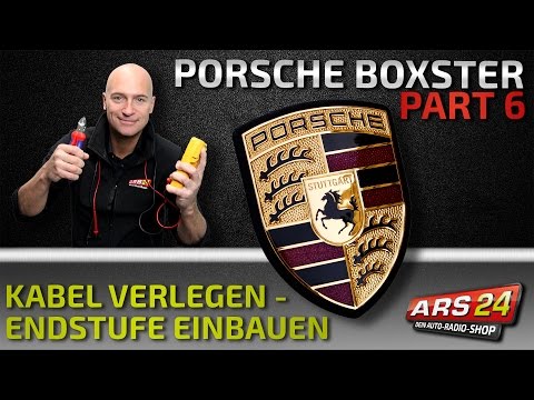 Endstufe einbauen und Kabel verlegen -TUTORIAL- Porsche Boxster - PART 6