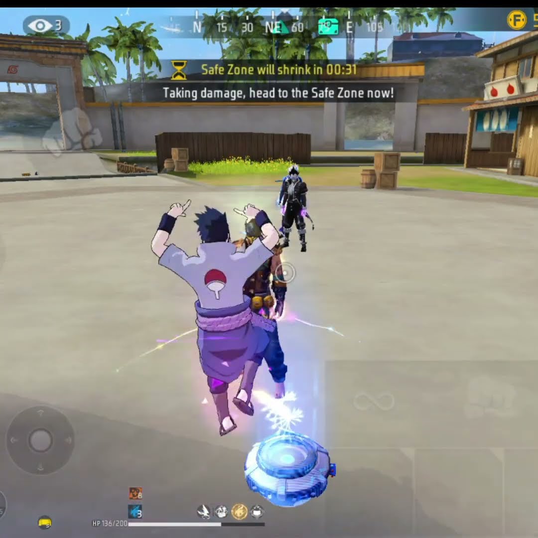 New Emote Versus ?With Golden Hip Hop? || #freefire #shortvideo