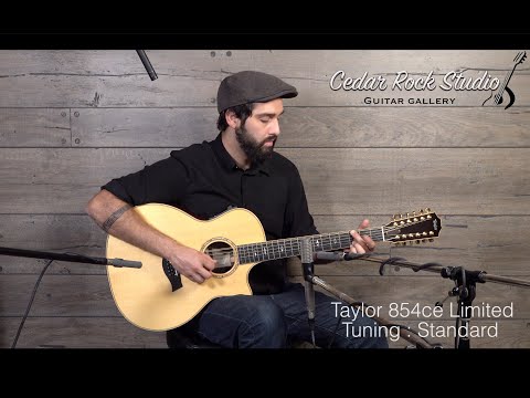 Taylor 854ce 12-String Limited (Sitka/Cocobolo) played by Dustin Furlow