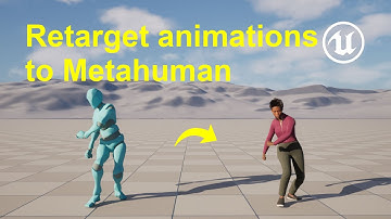 How to retarget  animations from mixamo to metahuman in Unreal Engine 5