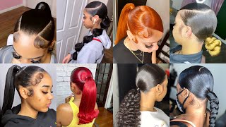 Ponytail Hairstyles For Black Women | Quick Hairstyles For Black Women 2023 | Cute