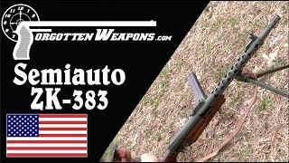 Semiauto Zk-383 On The Range